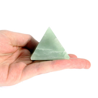 Green Aventurine Pyramid #3 - 1 3/4" to 2" Wide from The Rock Space