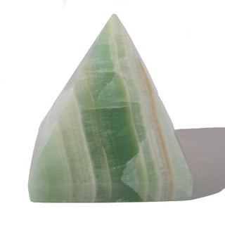 Pistachio Green Calcite Pyramid LG3    from The Rock Space