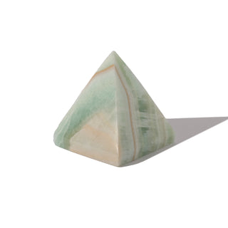 Pistachio Green Calcite Pyramid LG3    from The Rock Space