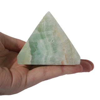 Pistachio Green Calcite Pyramid LG4    from The Rock Space