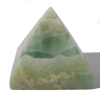 Pistachio Green Calcite Pyramid LG4    from The Rock Space