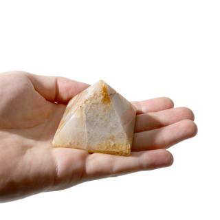 Golden Healer Pyramid Carvings - 10 to 15 Pieces - 1kg Box    from Stonebridge Imports