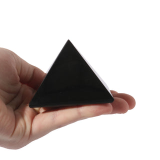 Black Obsidian Pyramid LG1 - 1 3/4" TO 2 1/4"    from The Rock Space