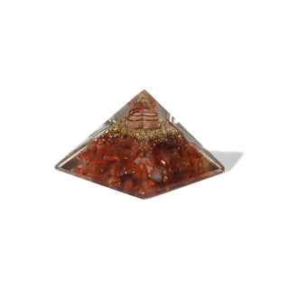 Carnelian Orgone Pyramid with Carnelian Point    from Stonebridge Imports