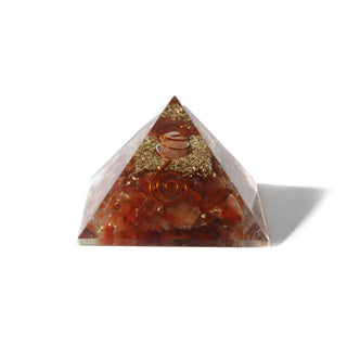 Carnelian Orgone Pyramid with Carnelian Point    from Stonebridge Imports