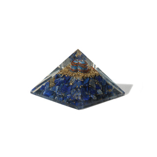 Lapis Lazuli Orgone Pyramid with Lapis Lazuli Point    from Stonebridge Imports