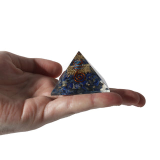 Lapis Lazuli Orgone Pyramid with Lapis Lazuli Point from The Rock Space