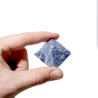 Sodalite Pyramid Carvings - 20 to 30 Pieces - 1kg Box    from Stonebridge Imports