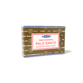 Palo Santo Incense Cones Satya - Backflow from The Rock Space