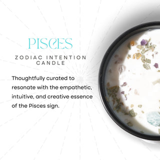 Crystal Zodiac Candle