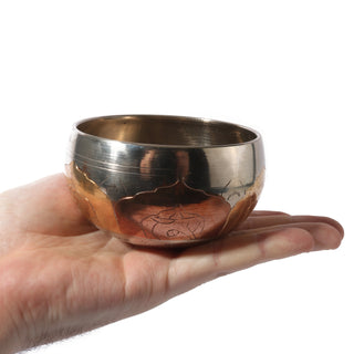 Silver Brass Singing Bowl - Mini    from The Rock Space