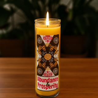 Abundance and Prosperity Manifestation Candle from The Rock Space