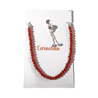 Carnelian Sterling Silver Bracelet - Single    from The Rock Space