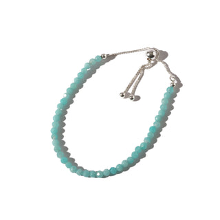 Amazonite Sterling Silver Bracelet - Single    from The Rock Space