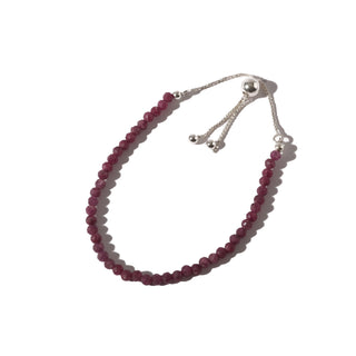 Ruby Sterling Silver Bracelet - Single    from Stonebridge Imports