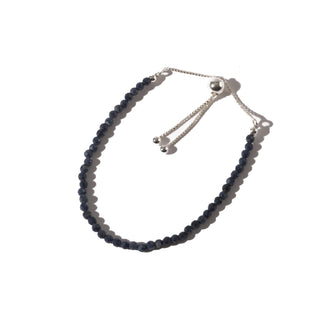 Blue Sapphire Sterling Silver Bracelet - Single    from The Rock Space