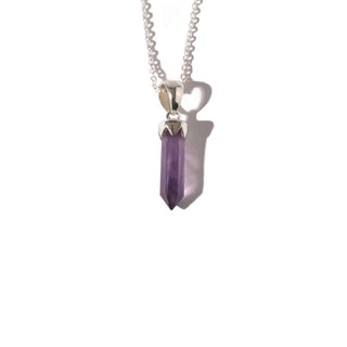 Amethyst Point Sterling Silver Pendant - Single    from The Rock Space