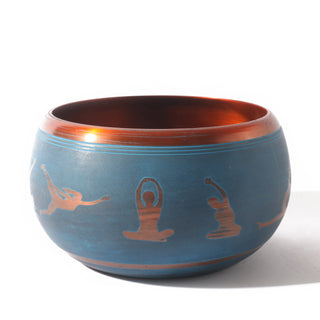 Singing Bowl - 6" - Blue/ Copper Colour    from The Rock Space