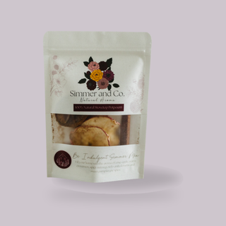 Simmer and Co Be Indulgent Simmer Pot Mix pouch - natural apple, cinnamon and vanilla stovetop potpourri