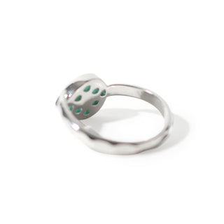 Amazonite Faceted Drop Ring - Adjustable from The Rock Space