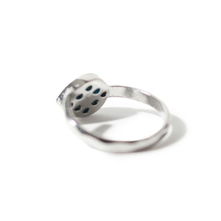Blue Apatite Faceted Drop Ring - Adjustable from Stonebridge Imports
