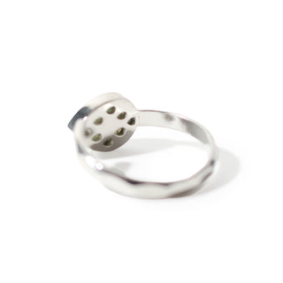 Labradorite Faceted Drop Ring - Adjustable from The Rock Space
