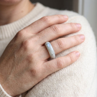Labradorite Carved Ring from Stonebridge Imports