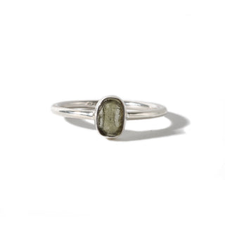 Moldavite Ring - Sterling Silver    from The Rock Space