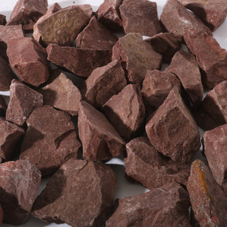 Red Jasper Chips - Medium 1Kg from The Rock Space