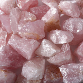 Rose Quartz A Chips - Medium 1Kg from The Rock Space
