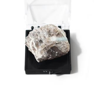 Canadian Aquamarine in Display Container On Matrix - 8g to 45g from The Rock Space