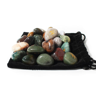 India Agate Runes Set from The Rock Space
