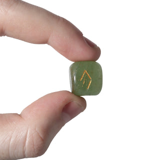 Green Aventurine Runes Set from The Rock Space