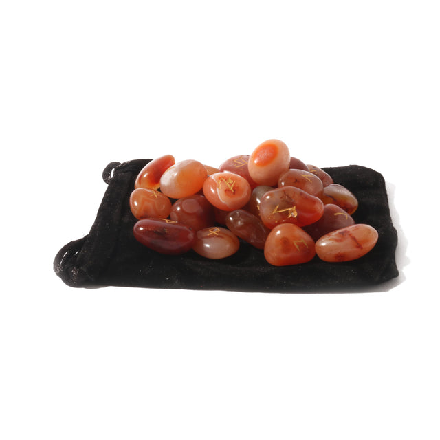 Carnelian Runes Set from The Rock Space