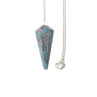 Ruby Zoisite Pendulum 6 Facet & Bead - 3 Pack from Stonebridge Imports