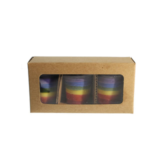 Chakra Votive Candle Set of 3 from Stonebridge Imports