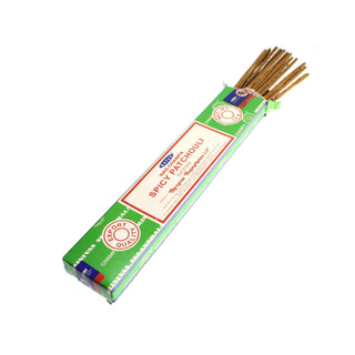 Spicy Patchouli Satya Incense Sticks - 10 Sticks    from Stonebridge Imports