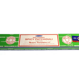 Spicy Patchouli Satya Incense Sticks - 10 Sticks    from Stonebridge Imports