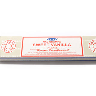 Satya Sweet Vanilla Incense Sticks - 10 Sticks from The Rock Space