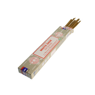 White Sage Incense Sticks Satya - 10 Sticks from The Rock Space