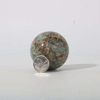 Amazonite Feldspar Sphere - Small #1 - 2" from The Rock Space