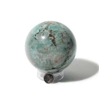 Amazonite Sphere Unique #5 - 3 1/4" from Stonebridge Imports