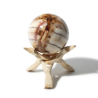 Banded Aragonite Sphere Unique #2 - 4" from The Rock Space