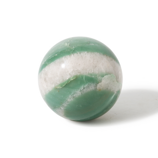 Green Aventurine Bi-Colour Sphere Unique #1 - 5 5/8" from Stonebridge Imports