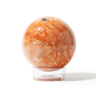 Orange Calcite Sphere Unique #8 - 2 7/8" from The Rock Space