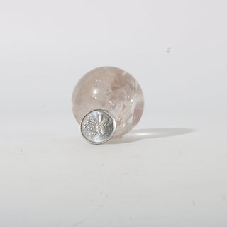 Clear Quartz E Sphere - Extra Small #2 - 1 3/4" from The Rock Space