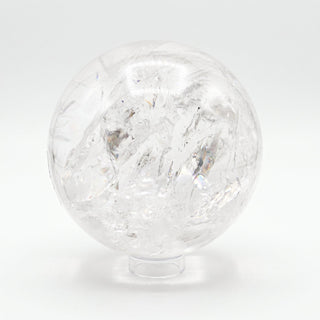 Clear Quartz Sphere Unique #18 - 6 1/4" from Stonebridge Imports