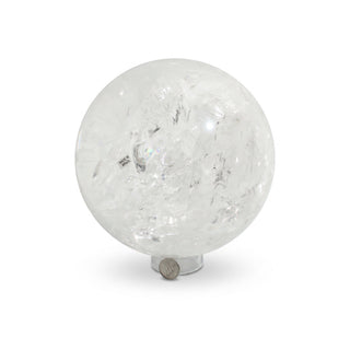 Clear Quartz Sphere Unique #18 - 6 1/4" from Stonebridge Imports