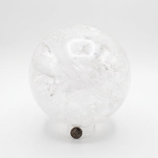 Clear Quartz Sphere Unique #19 - 6" from Stonebridge Imports