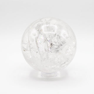 Clear Quartz Sphere Unique #19 - 6" from Stonebridge Imports